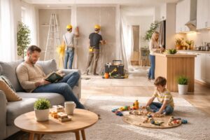 découvrez comment rénover votre maison efficacement tout en préservant le confort et la tranquillité de votre vie de famille.