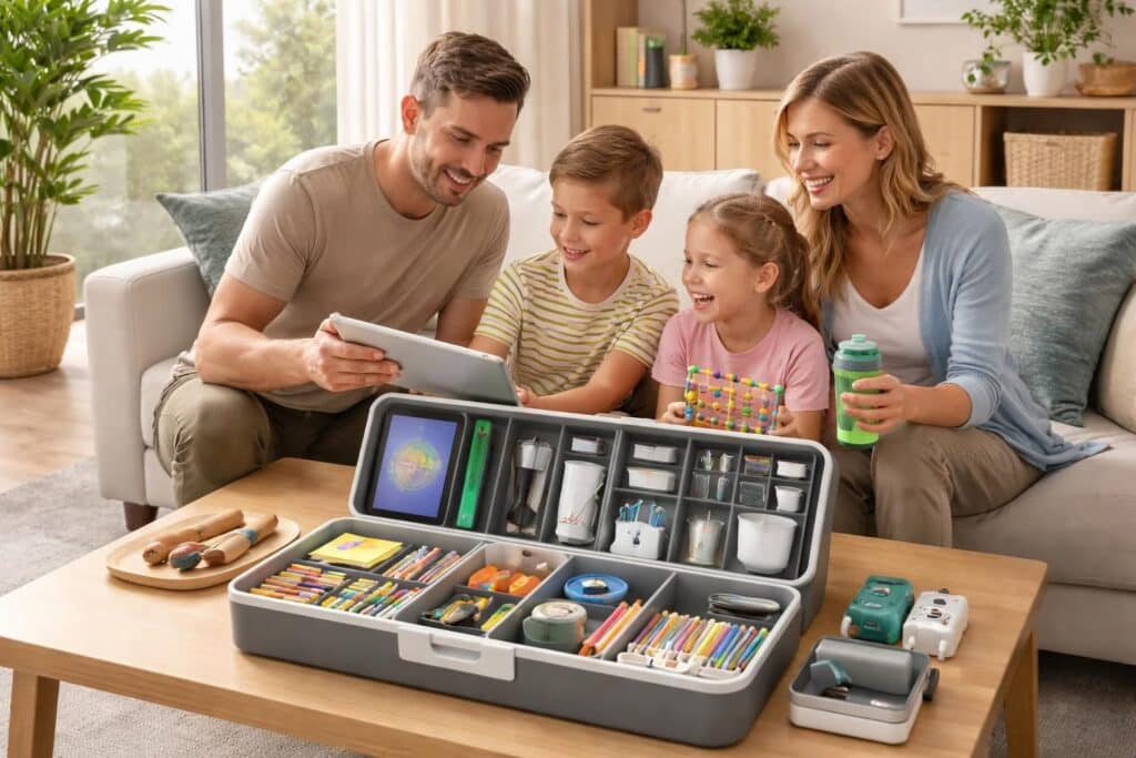 découvrez une idée de box pratique spécialement conçue pour simplifier le quotidien d'une famille moderne, alliant fonctionnalité et innovation.