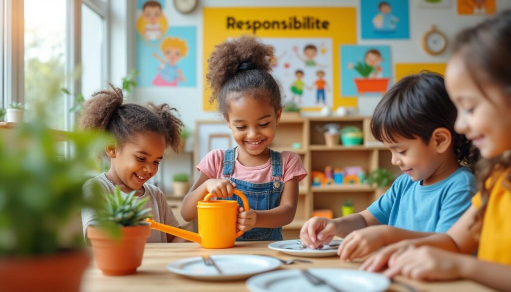 découvrez des conseils pratiques pour enseigner la responsabilité aux enfants et les aider à devenir autonomes et confiance en eux.