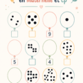 Enfants en classe apprenant à compter avec des jeux éducatifs.