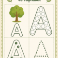 Un enfant en train de découvrir l'alphabet avec des jeux éducatifs.