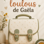 Illustration colorée des ptits loulous de Gaëla, une collection d'objets ludiques et enchanteurs.