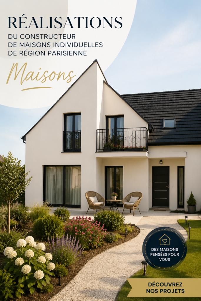 Réalisation d'une maison individuelle moderne en Île-de-France