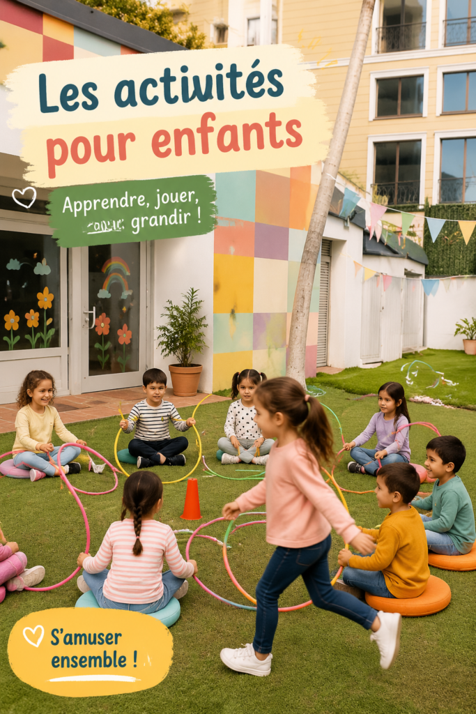 Un enfant en train de s'amuser avec des jeux éducatifs à la maison.