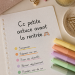 Préparation à la rentrée avec des outils et des conseils pratiques.