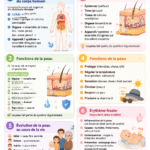Fiche de révision complète sur le corps humain avec des illustrations