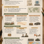 Fiche de révision illustrant la période entre les deux guerres mondiales