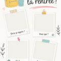 Un bureau bien organisé avec des fournitures scolaires prêtes pour la rentrée.