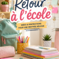 Matériel scolaire organisé sur un bureau prêt pour la rentrée