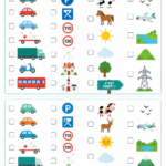 Des enfants groupés autour de leurs parents dans une voiture jouant à des jeux de voyage.