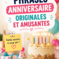 Un collage de cartes d'anniversaire avec des phrases amusantes