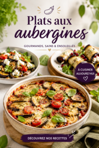 Plat d'aubergines grillées servies avec une sauce tomate et du fromage