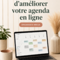 Exemple de l'interface Google Agenda personnalisée