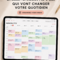 Capture d'écran de l'application Apple Calendar avec plusieurs événements programmés
