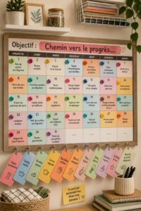 Une famille heureuse partageant des activités ensemble, symbole de progrès et d'épanouissement