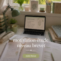 étudiant en train d'étudier dans un espace inspirant, symbolisant la motivation