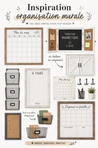 Inspiration pour une organisation murale esthétique et fonctionnelle