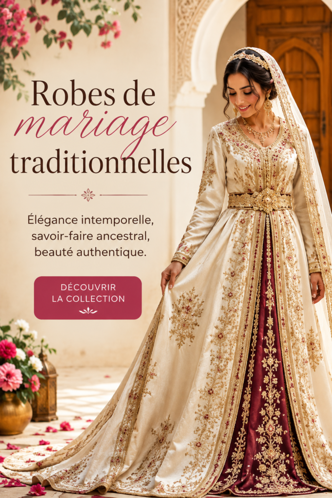 Robe de mariage traditionnelle en dentelle, élégante et romantique