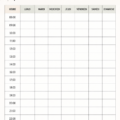 Tableau d'organisation des heures illustrant une gestion familiale efficace