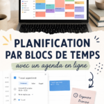 Capture d'écran de Google Calendar illustrant le time blocking pour une bonne organisation.