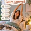 Un coucher de soleil apaisant illustrant la tranquillité du sommeil avec des exercices pratiques.