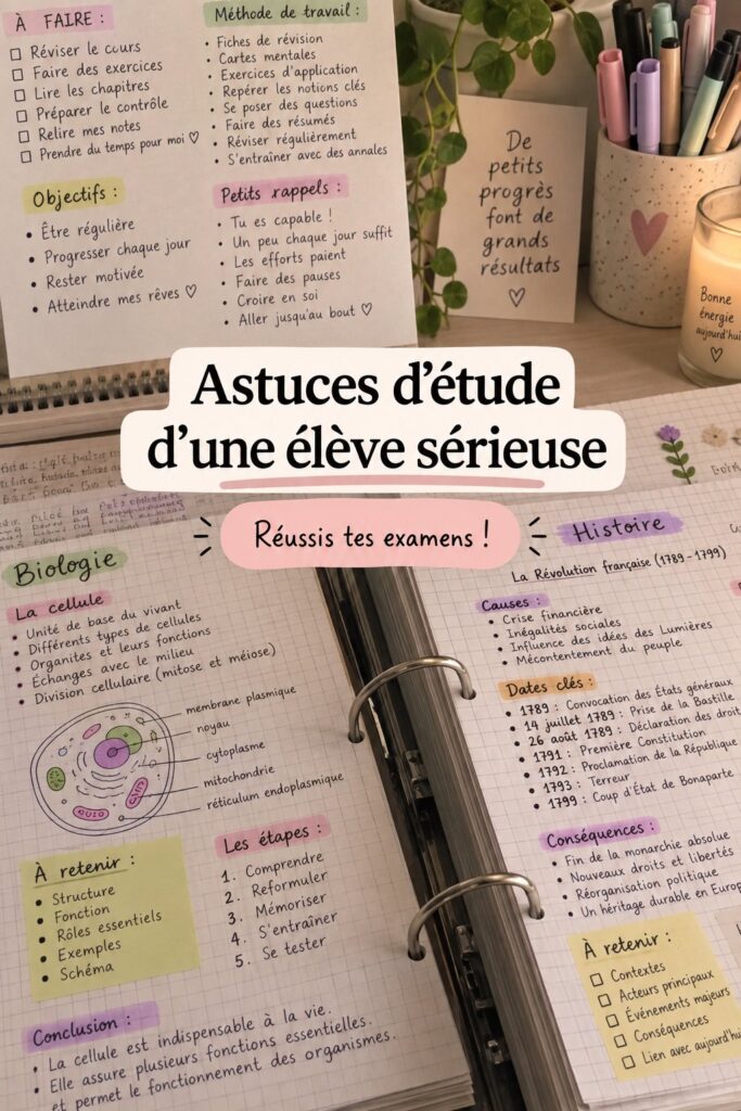 Un étudiant concentré sur ses études avec des notes et un ordinateur portable
