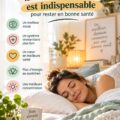 Un lit confortable prêt pour une bonne nuit de sommeil, symbolisant l'importance du sommeil pour la santé.