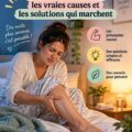 Personne se tenant la jambe à cause de crampes nocturnes