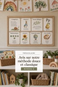 Illustration du programme Gentle Classical Preschool niveau 2 avec des enfants en train d'apprendre