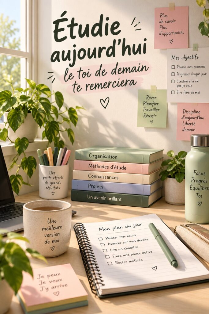 Un étudiant concentré sur ses études avec des manuels ouverts et un ordinateur portable.