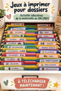Des enfants jouant à des jeux éducatifs imprimables sur une table
