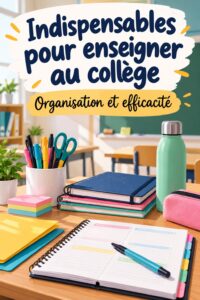 Un enseignant de collège utilise des outils modernes pour sa classe