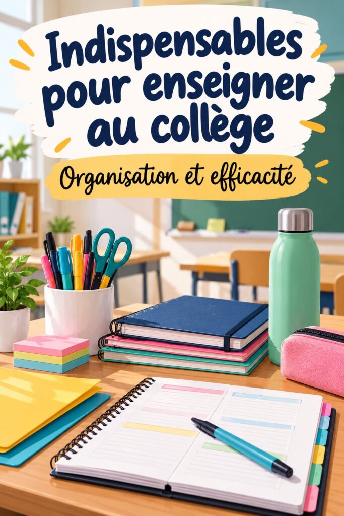 Un enseignant de collège utilise des outils modernes pour sa classe