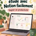 Un planner d'étude inspiré par l'univers Ghibli sur un bureau d'étudiant.