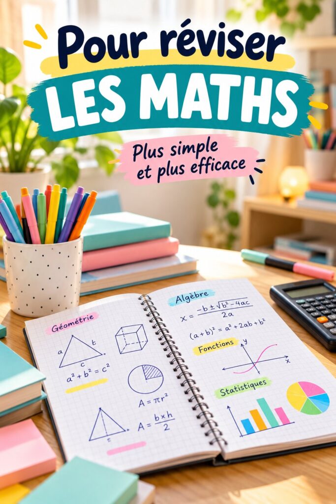 Ensemble d'outils mathématiques pour aider à la révision scolaire.