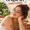 Un écran d'ordinateur affichant des designs de tatouages artistiques en ligne.